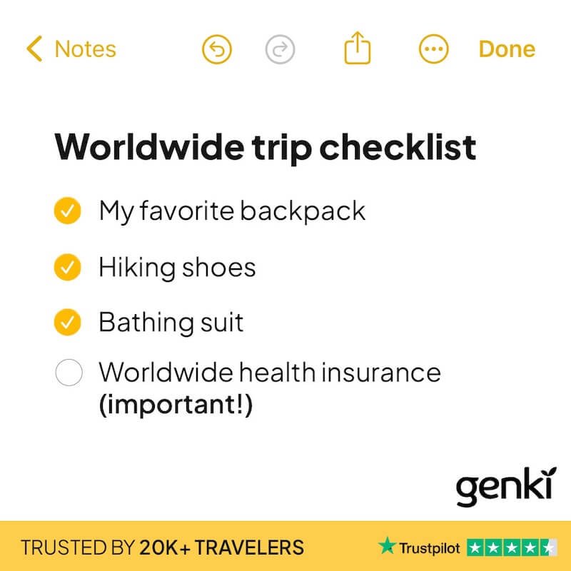 Insurance Checklist For Thailand
