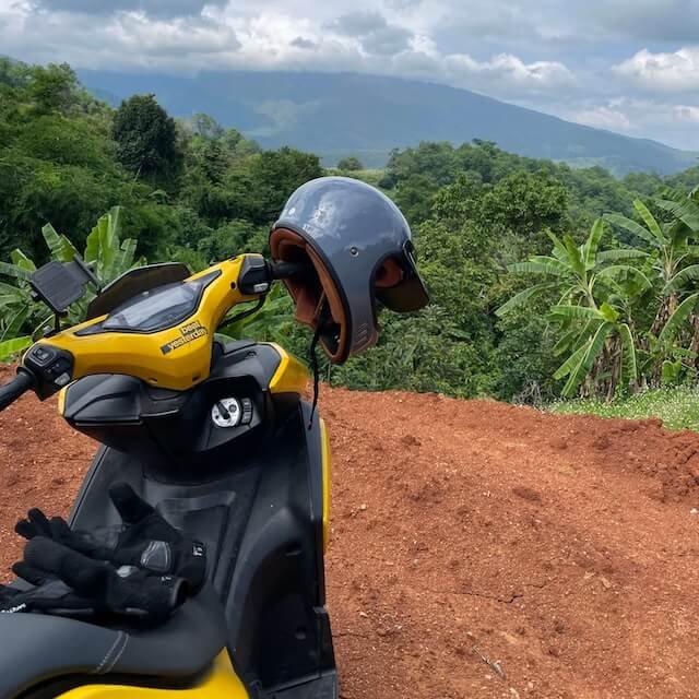 Rent a scooter in Chiang Mai Thailand