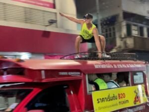 Man on Chiang Mai songthaew