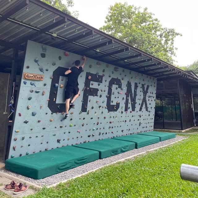 Crossfit CNX climbing wall chiang mai